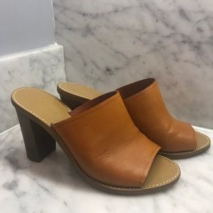 J. Crew Leather Mules